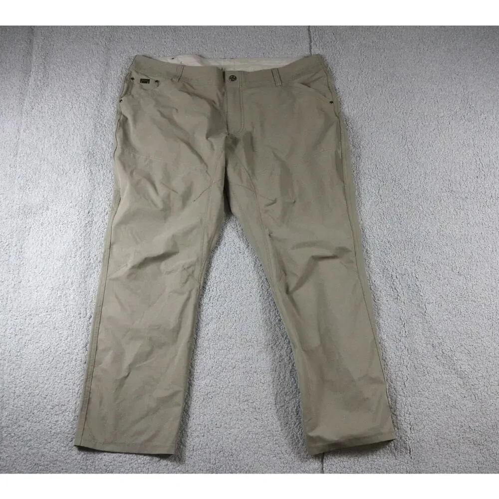 Kuhl Mens Pants 42x30 Brown Khaki Rogue Silencr Hiking Outdoor